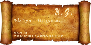 Mágori Gilgames névjegykártya